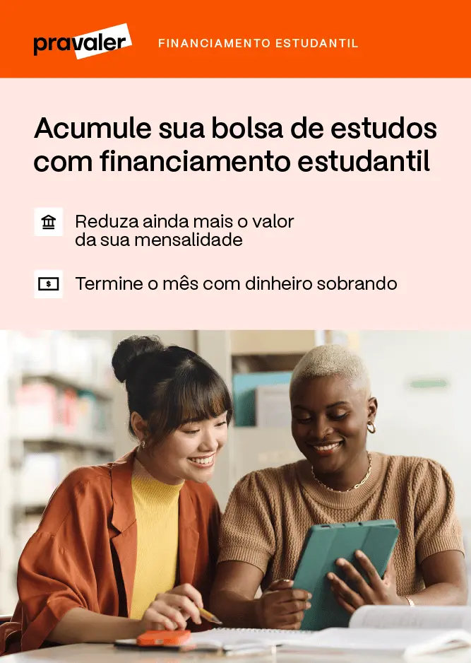 Banner promocional do Pravaler