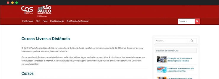 Cursos Online Gratuitos Com Certificado Centro Paula Souza Cursos Online Gratuitos Com Certificado Centro Paula Souza