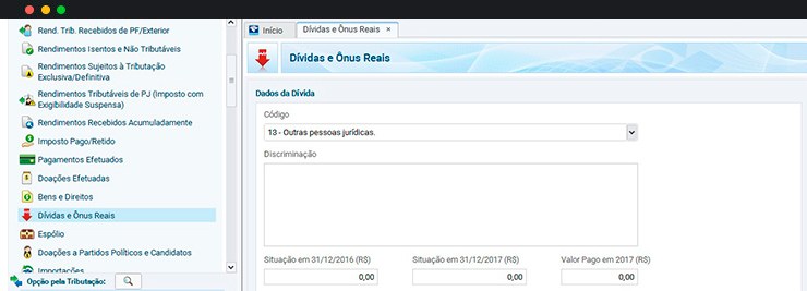 Dividas E Onus Reais Dividas E Onus Reais