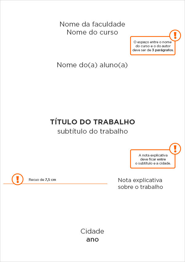 Folha de rosto para o TCC Folha de rosto para o TCC