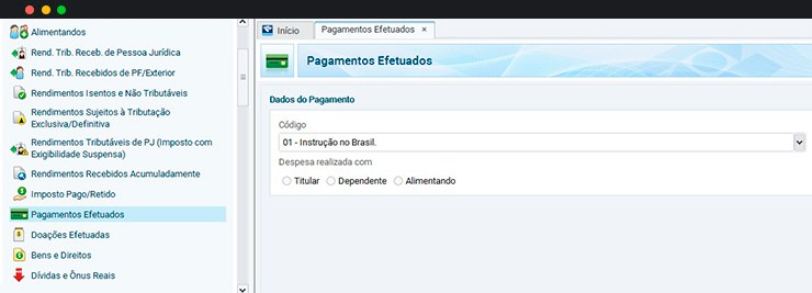 Pagamentos Efetuados Pagamentos Efetuados