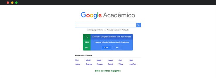 Print do Google Acadêmico Print do Google Acadêmico