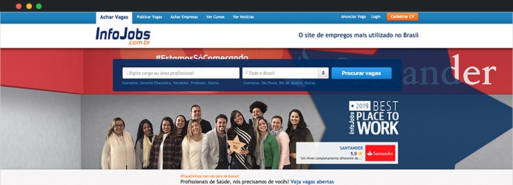 Site do infojobs Site do Infojobs