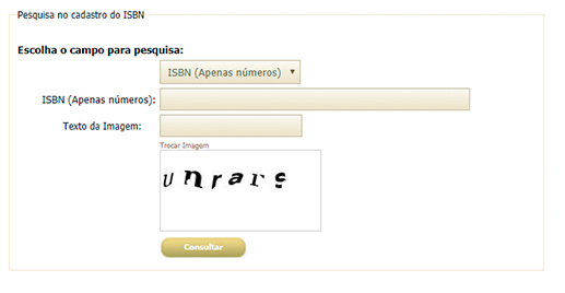Acesse o site do ISBN Brasil