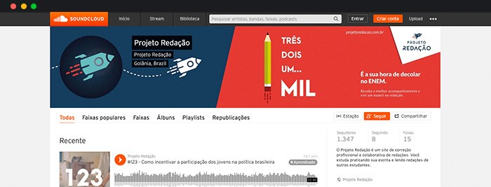 Podcast Projeto Redacao