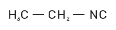 fórmula estrutural de um isonitrilo