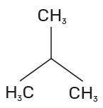 estrutura molecular do metilpropano