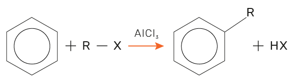 fórmula geral da reação de alquilação