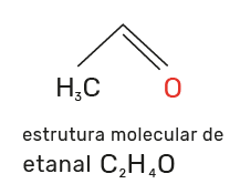 estrutura molecular do etanal
