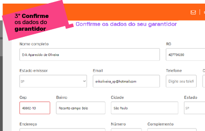 Tela do processo de contratação do Pravaler no Portal do Aluno Tela do processo de contratação do Pravaler no Portal do Aluno