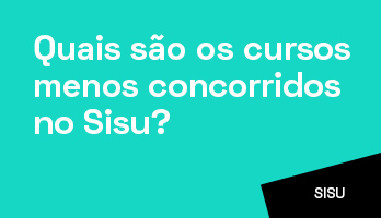 Quais são os cursos menos concorridos no Sisu? Quais são os cursos menos concorridos no Sisu?
