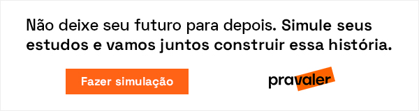 CTA Simule seus estudos com o Pravaler