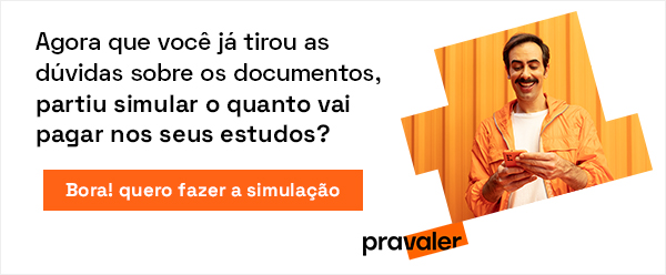 CTA simule seu financiamento estudantil - Documentos