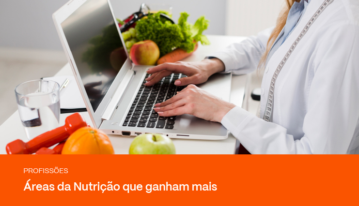 Qual área da Nutrição ganha mais?