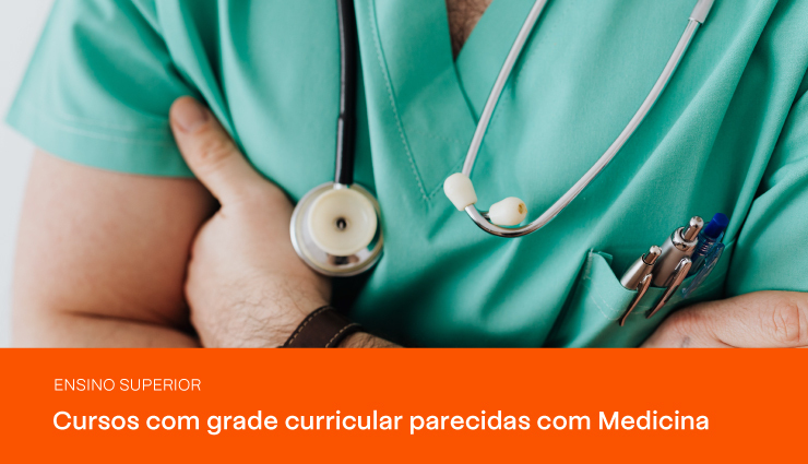 Qual curso tem a grade curricular mais parecida com Medicina?