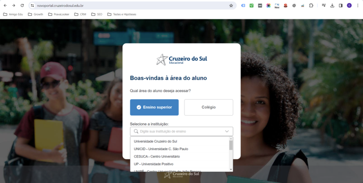 2 Portal Do Aluno Cruzeiro Do Sul Login