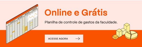Banner Planilha De Controle De Gastos Da Faculdade Online E Gratis