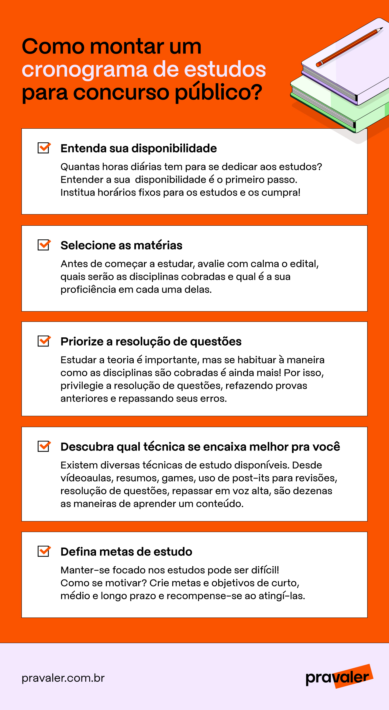 Como Montar Um Cronograma De Estudos Para Concurso Público