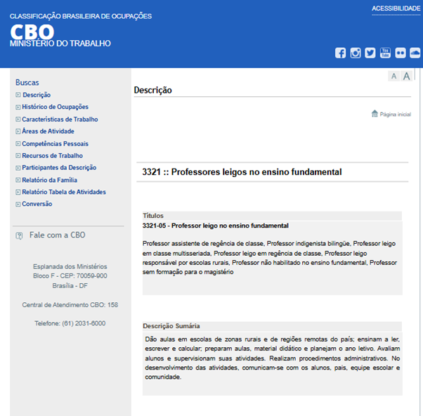 Como consulta CBO passo 2